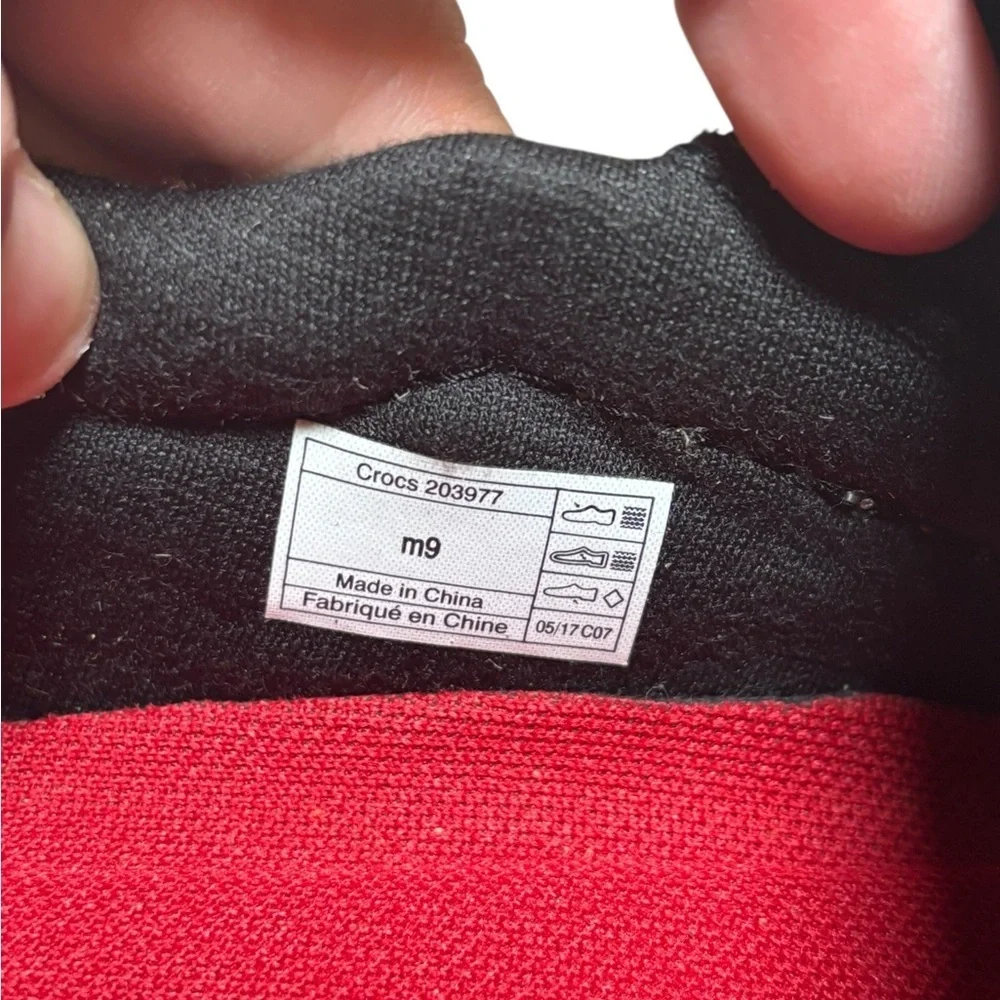 Crocs Kinsale Static Slip-on Shoes 'Grey White Size 9 - Picture 5 of 6